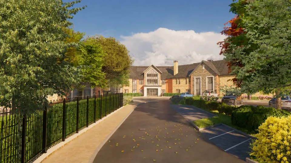 Commercial Projects Architectural visualisation of the Cornwallis Court care home development
